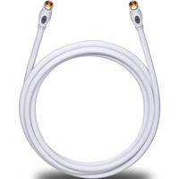 Antenne, Satelliet Aansluitkabel [1x F-stekker - 1x F-stekker] 7.50 m 120 dB Vergulde steekcontacten Wit Oehlbach Transmission Plus S - thumbnail