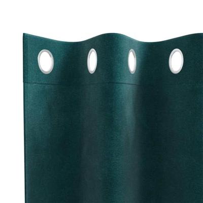 VidaXL Verduisterende gordijnen 2 pcs donkergroen 140 x 260 cm fluweel