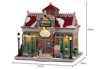 Lemax caddington conservatory gardens verlicht kersthuisje Caddington Village 2022 - thumbnail