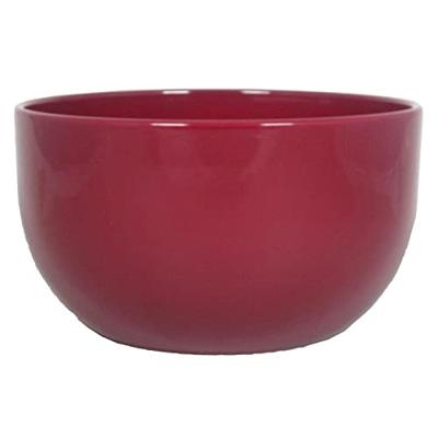 Schaal boule d26h14cm wijnrood