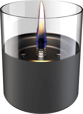 Lilly Glass 10 cm - donker grijs Lilly Glass 10 cm - donker grijs