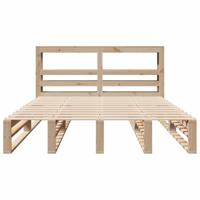 Bedframe zonder matras massief grenenhout 160x200 cm - thumbnail