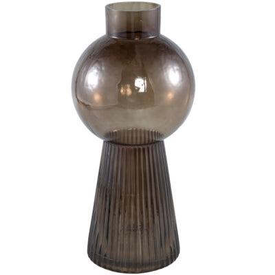 PTMD vaas ricca grijs 41 cm | 4 stuks