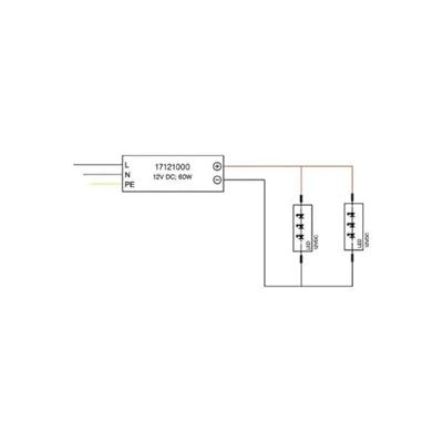 Brumberg 17121000 Netvoeding 60 W 12 V Niet dimbaar Brumberg 17121000 Netvoeding 60 W 12 V Niet dimbaar