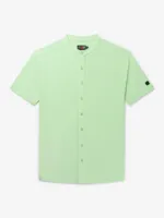 AB Lifestyle Button Up Short-Sleeve Polo Heren Groen - Maat S - Kleur: Groen | Soccerfanshop - thumbnail