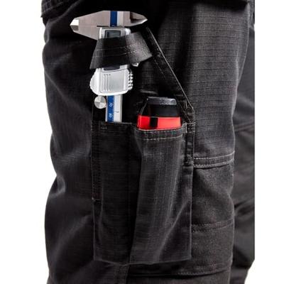 Blåkläder Service werkbroek met stretch en spijkerzakken 14961330 | Zwart/Donkergrijs | Maat 60 - 7330509555828 Blåkläder Service werkbroek met stretch en spijkerzakken 14961330 | Zwart/Donkergrijs | Maat 60 - 7330509555828