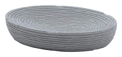 Zeephouder Sapho Gemini Vrijstaand 14x9.6x2.8 cm Polyresin Grijs Sapho