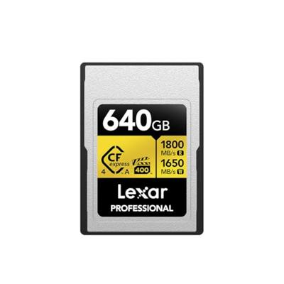 Lexar Pro Gold 640GB 4.0 CFexpress Type A VPG400 - R1800/W1650 MB/s