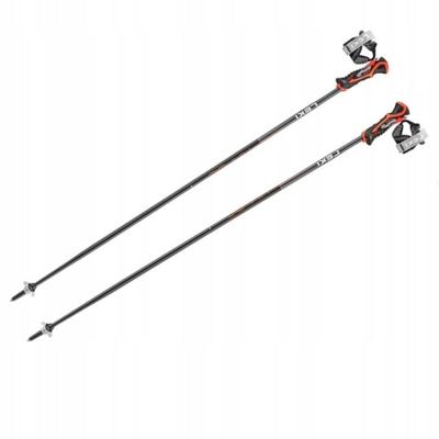 LEKI STOKKEN 3D AIRFOLIE zwart/rood 125