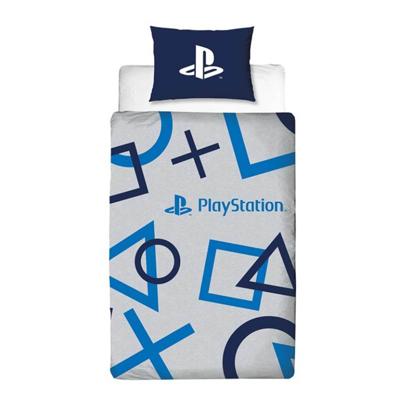 Playstation - Shapes 1 Persoons Dekbedovertrek (140cm x 200cm)