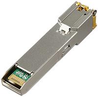 StarTech.com Juniper SFP-1GE-t Compatibele SFP Module - 1000BASE-t - SFP aan RJ45 Cat6/Cat5e - 1GE Gigabit Ethernet SFP - RJ-45 100m - (SFP1GETST) - thumbnail