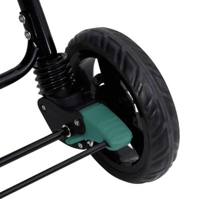 VidaXL Tweelingkinderwagen tandem staal groen - thumbnail