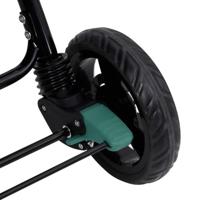 Tweeling kinderwagen tandem staal groen - thumbnail