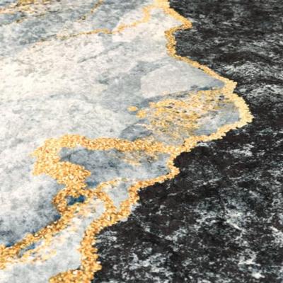 VidaXL Vloerkleed wasbaar anti-slip ø 120 cm meerkleurig VidaXL Vloerkleed wasbaar anti-slip ø 120 cm meerkleurig