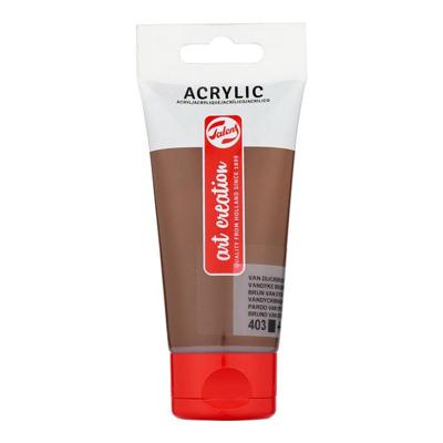 Acrylverf tac 403 van dijckbruin tube 75ml | 3 stuks