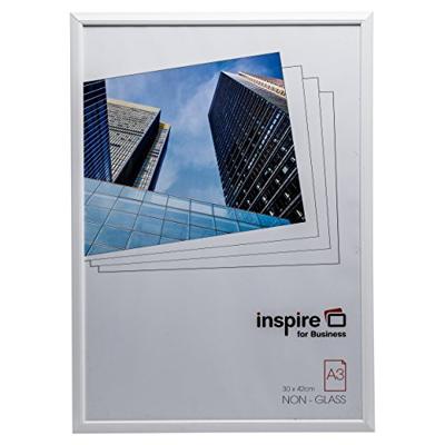 Hampton fotokader, 1.4 cm PVC profiel, wit, A3 Hampton fotokader, 1.4 cm PVC profiel, wit, A3