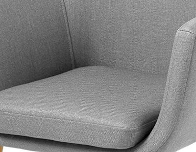 Eetkamerstoel Uppsala - stof - lichtgrijs - Leen Bakker