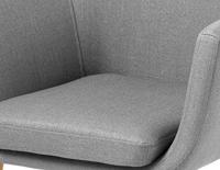 Eetkamerstoel Uppsala - stof - lichtgrijs - Leen Bakker - thumbnail