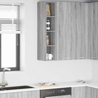 Hangkast Riga Grijs Sonoma 20 x 29,5 x 100 cm Bewerkt hout - thumbnail
