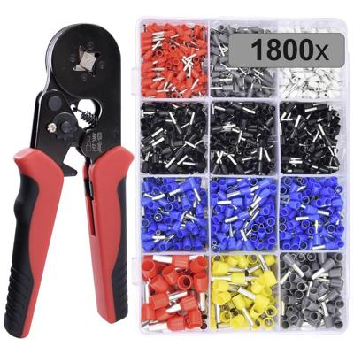 TRU COMPONENTS TC-12888376 Assortiment adereindhulzen 0.5 mm², 0.75 mm², 1 mm², 1.5 mm², 2.5 mm², 4 mm², 6 mm², 10 mm² Deels geïsoleerd 1800 stuk(s) TRU COMPONENTS TC-12888376 Assortiment adereindhulzen 0.5 mm², 0.75 mm², 1 mm², 1.5 mm², 2.5 mm², 4 mm², 6 mm², 10 mm² Deels geïsoleerd 1800 stuk(s)