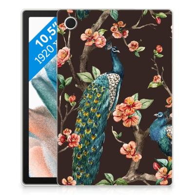 Samsung Galaxy Tab A8 2021/2022 Back Case Pauw met Bloemen