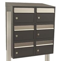 Stoer! Brickset 2-Breed, 3-Hoog Met Dak Op Statief Antraciet - 40215065_2x3ds - thumbnail