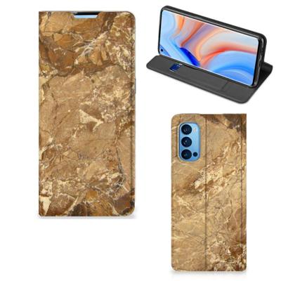 OPPO Reno4 Pro 5G | Standcase | Marmer Creme OPPO Reno4 Pro 5G | Standcase | Marmer Creme