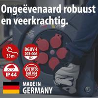 Brennenstuhl Professional Bouwplaats kabelhaspel | KA 3200 5 | IP44 | 33m | H07RN-F 3G2.5 - 9202330110 - thumbnail