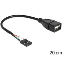 Pin header naar USB A kabel - thumbnail