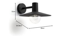 Skua buitenwandlamp zwart verlichting Philips - Philips - thumbnail