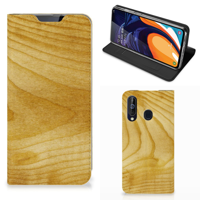 Samsung Galaxy A60 Book | Wallet Case | Licht Hout - thumbnail