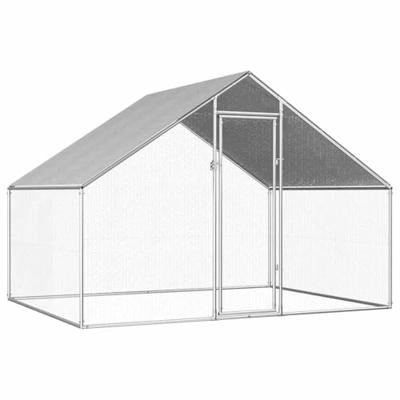 VidaXL Kippenhok 2,75x2x1,92 m gegalvaniseerd staal VidaXL Kippenhok 2,75x2x1,92 m gegalvaniseerd staal