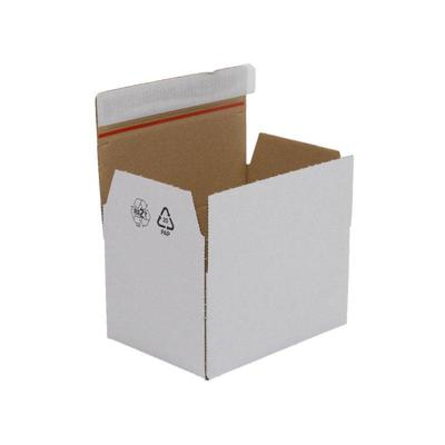 Autolockdoos enkelgolf 160 x 130 x 70 mm wit | 10 stuks Autolockdoos enkelgolf 160 x 130 x 70 mm wit | 10 stuks