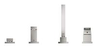 Badcombinatie GROHE Eurocube Viergats Supersteel - thumbnail