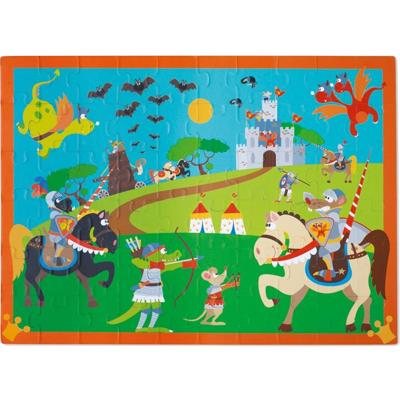 Scratch legpuzzel Riddergevecht 60 stukjes Scratch legpuzzel Riddergevecht 60 stukjes