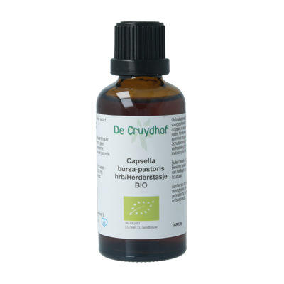 Cruydhof Capsella burs p / herderstasje tinctuur bio 50 Milliliter