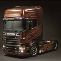 Italeri 3897 Scania R730 V8 Black Amber Vrachtwagen (bouwpakket) 1:24 - thumbnail
