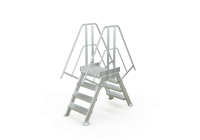 Altrex Overstapbordes - 60° hellingshoek - 4 treden - 226024 - thumbnail