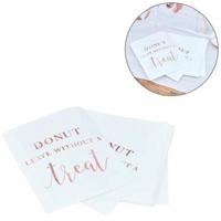 Ginger Ray traktatie zakjes donut leave set van 20 | 20 stuks - thumbnail