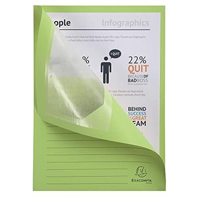 Exacompta L-map Forever, voor ft A4, pak van 25 stuks, lichtgroen