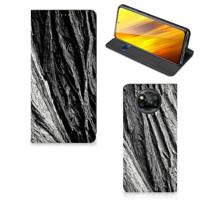 Book Wallet Case Xiaomi Poco X3 Pro | Poco X3 Boomschors Grijs - thumbnail