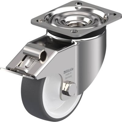 Blickle LKX-POTH 100XR-1-FI Zwenkwiel met rem Wieldiameter: 100 mm Draagvermogen (max.): 300 kg 1 stuk(s)