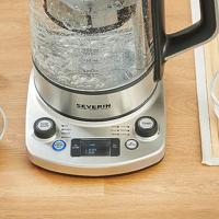 Severin 3422 Waterkoker Snoerloos, Oververhittingsbeveiliging Aantal/Volume: 1.7 l RVS (geborsteld) - thumbnail