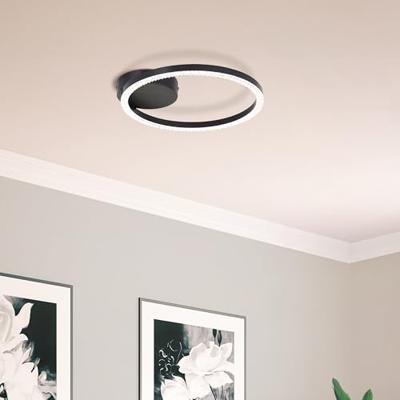 Brilliant Zwarte plafondlampAurelia 1500lm - G80765/06