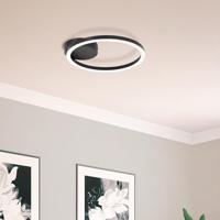 Brilliant Zwarte plafondlampAurelia 1500lm - G80765/06 - thumbnail