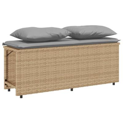 3-delige Tuinset met kussens poly rattan beige 3-delige Tuinset met kussens poly rattan beige