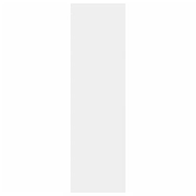 Boekenkast/kamerscherm 80x30x103 cm bewerkt hout wit