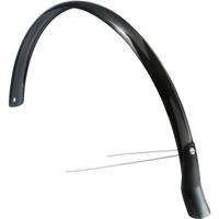 Eurofender Spatbord achter 28 euro/lampo kunststof zwart 58mm - thumbnail