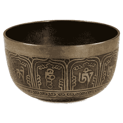 Klankschaal OMPMH Gegraveerd (16 x 10 cm)