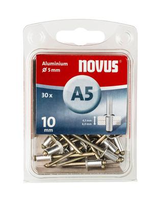 Novus Blindklinknagel A5 X 10mm | Alu SB | 30 stuks - 045-0027 045-0027